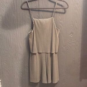 Silver romper